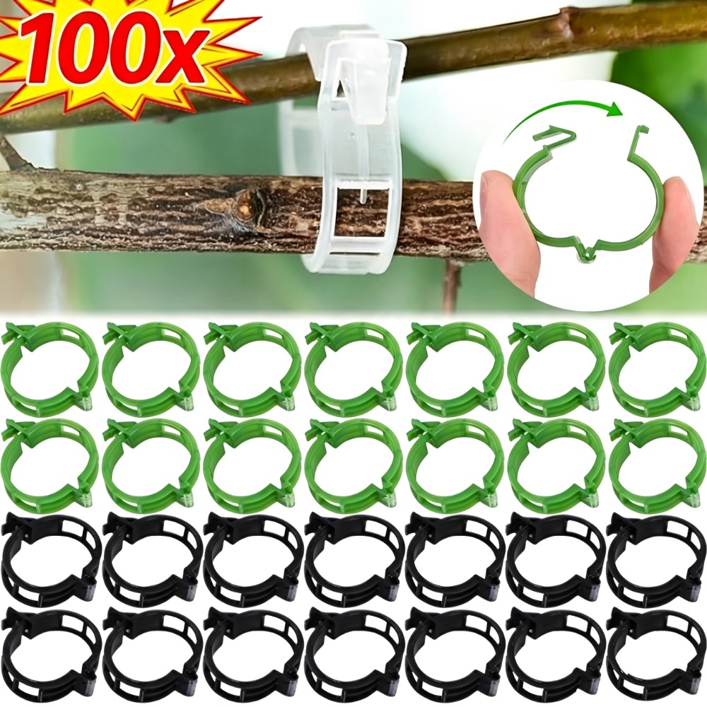 Plant Parent Tools - 100/10 PEÇAS Clipes de Suporte para