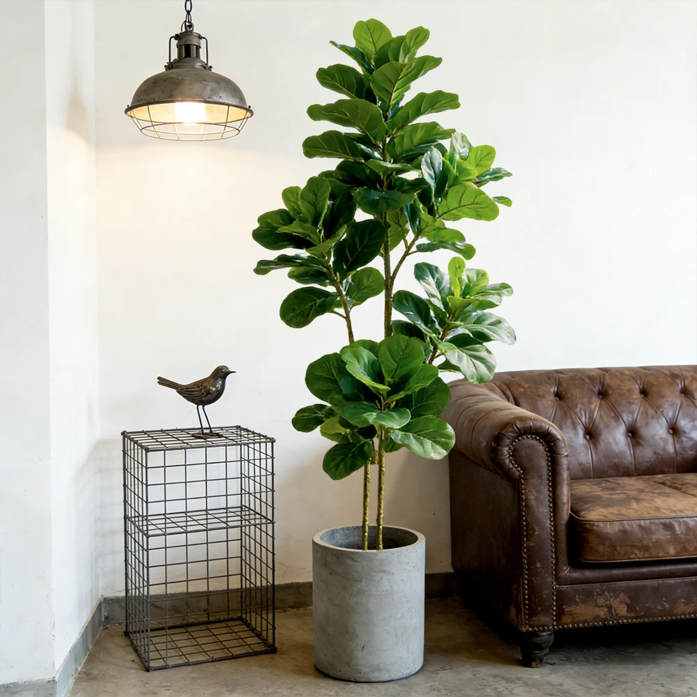 Fiddle Leaf Fig - Árvore Artificial de Ficus Lira de