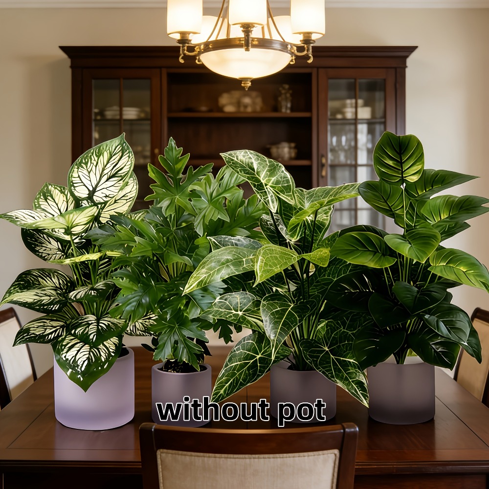 Conjunto de 4 Plantas Artifici - Fiddle Leaf Fig avaliação e preço