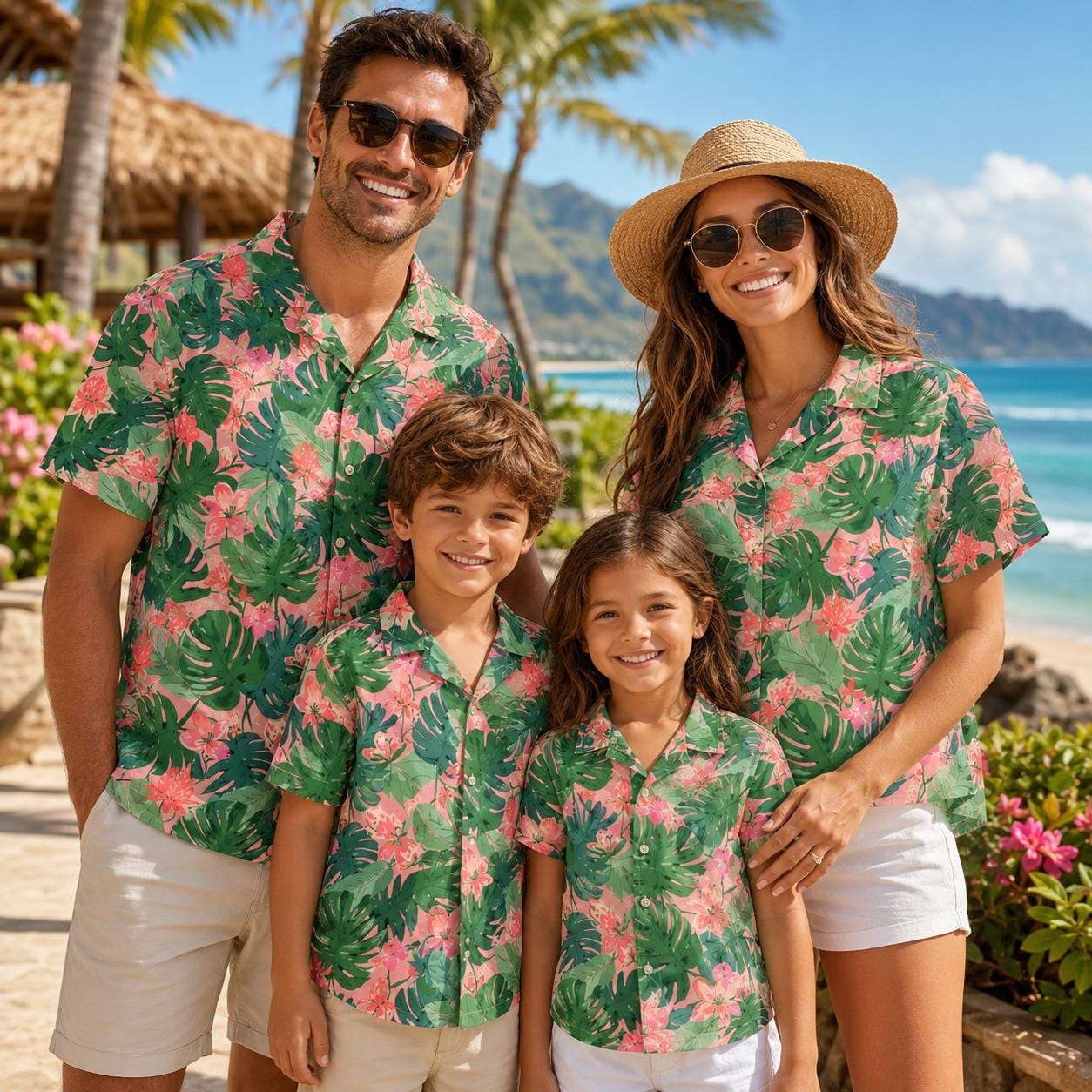 Camisa Infantil Havaiana com E - Parent Of Plant avaliação e preço
