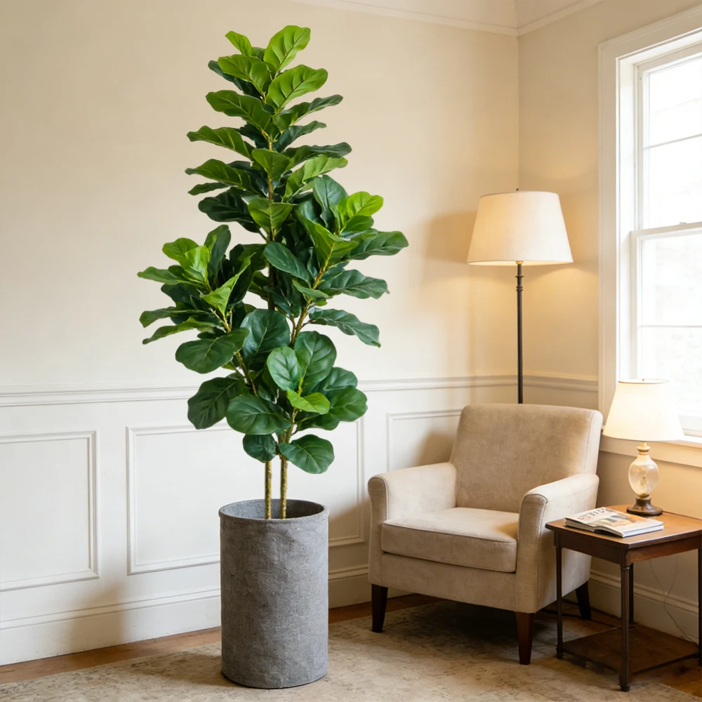 Árvore Artificial de Ficus Lir - Fiddle Leaf Fig avaliação e preço