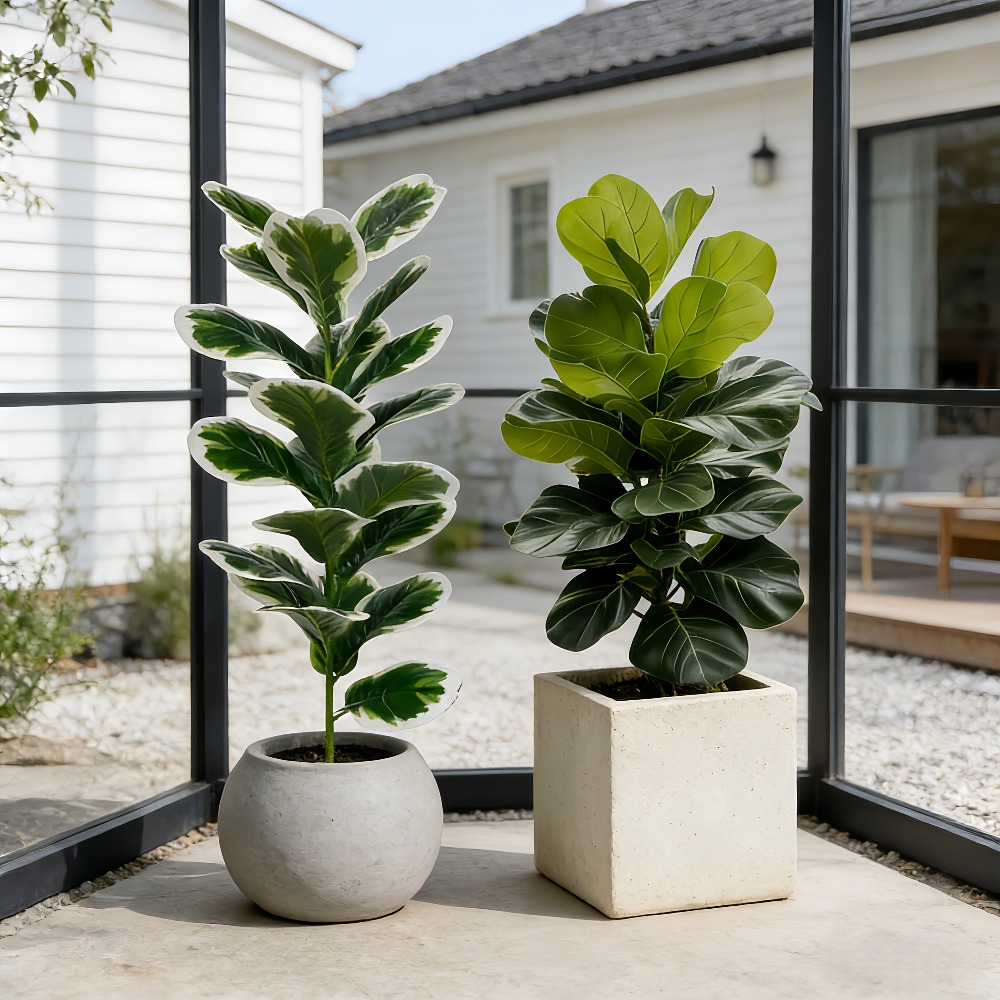 Árvores Artificiais de Banyan  - Fiddle Leaf Fig avaliação e preço
