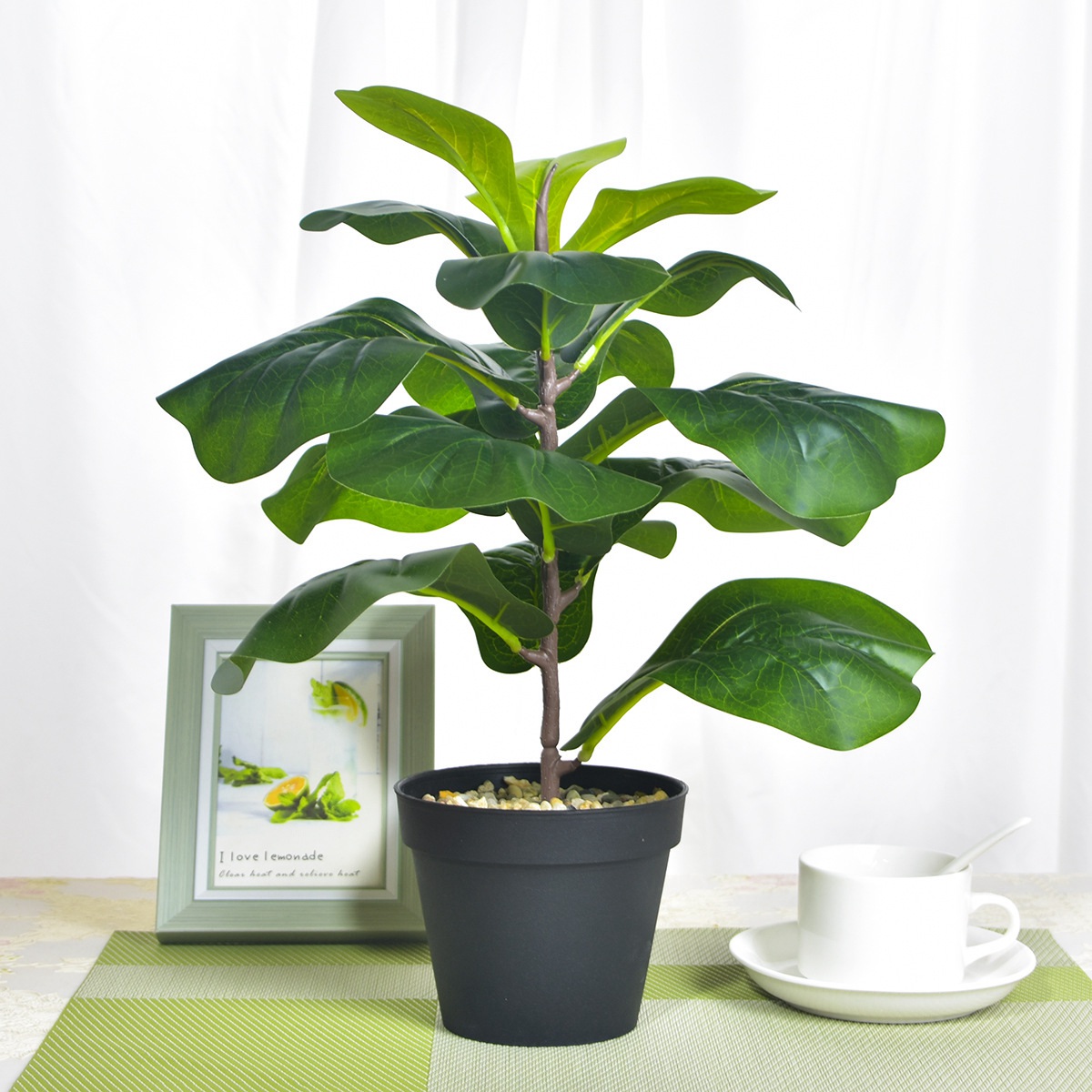 AB33-2Pcs folha de violino art - Fiddle Leaf Fig avaliação e preço